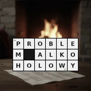 Hasło krzyżówkowe alkoholizm wyrażenie eufemistyczne - problem alkoholowy – rozwiązanie, synonimy, podpowiedzi i definicje krzyżówkowe